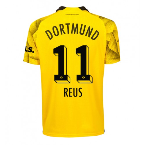 Fotballdrakt Herre Borussia Dortmund Marco Reus #11 Tredjedrakt 2023-24 Kortermet